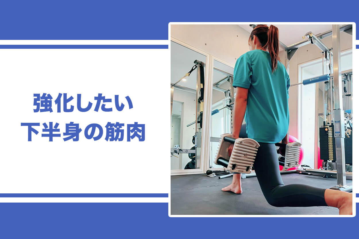 下半身の筋トレで強化したい筋肉
